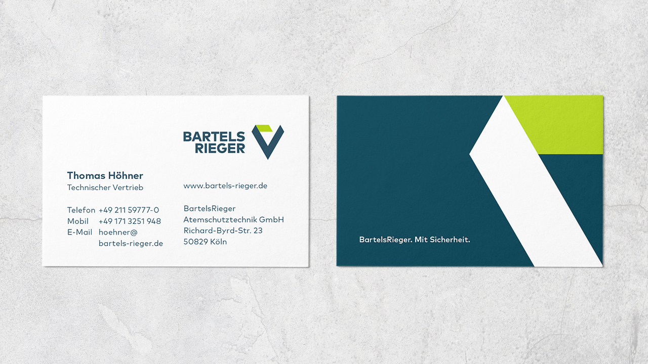 Aclewe Webagentur Koln Projekt Bartels Rieger Visitenkarte