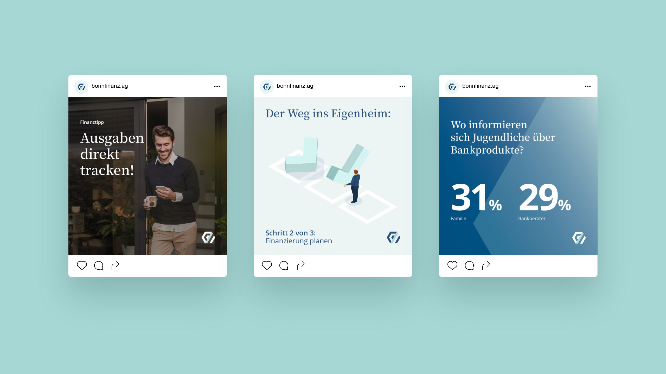 Bonnfinanz Social Media Postings