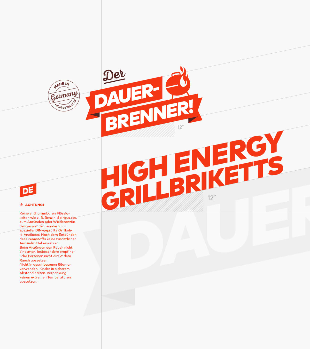 Dauerbrenner Corporate Design Typo