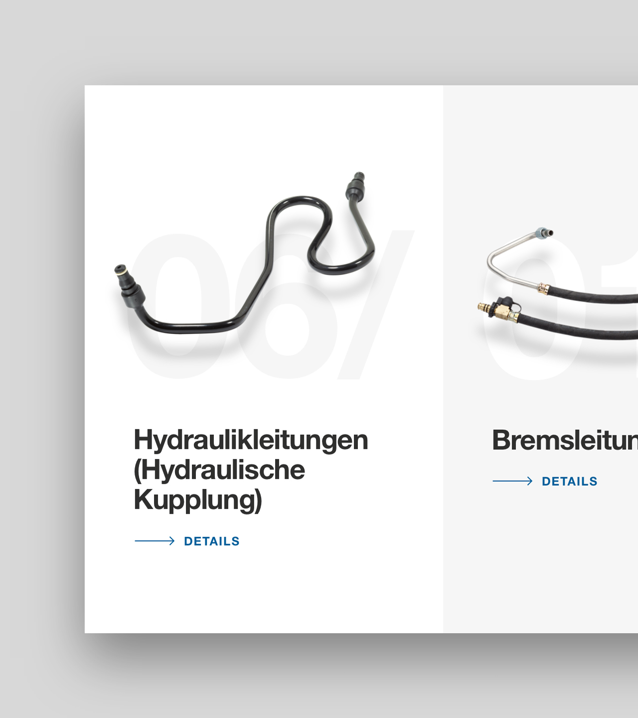 VOSS Produkte auf Website