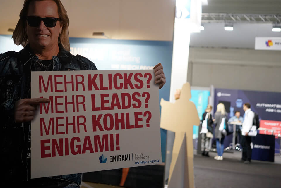 Aclewe dmexco Pappaufsteller Aclewe bei dmexco 2017 Pappaufsteller von Robert Geissen