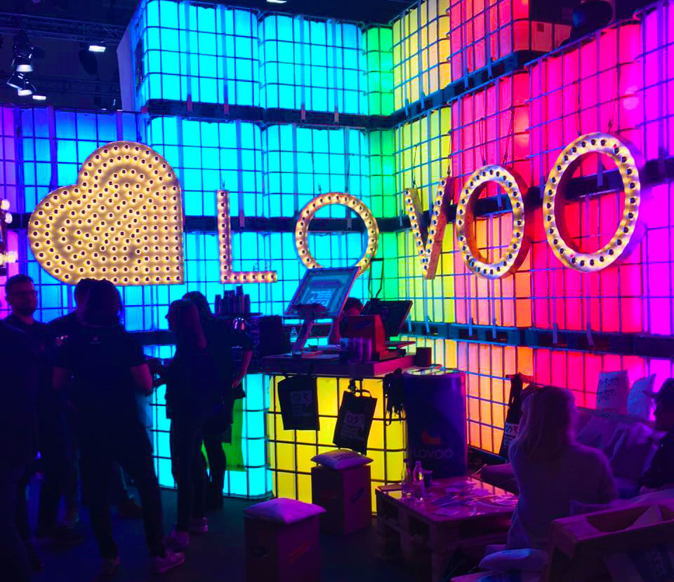 Aclewe dmexco Lovoo dmexco Lovoo Messestand