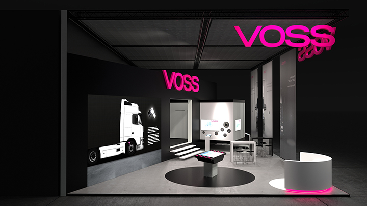 Aclewe VOSS Messestand IAA VOSS IAA Messestand