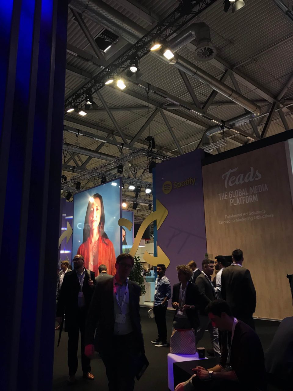 Aclewe DMEXCO Charlotte Roche Aclewe bei dmexco 2019 Charlotte Roche Spotify Messestand