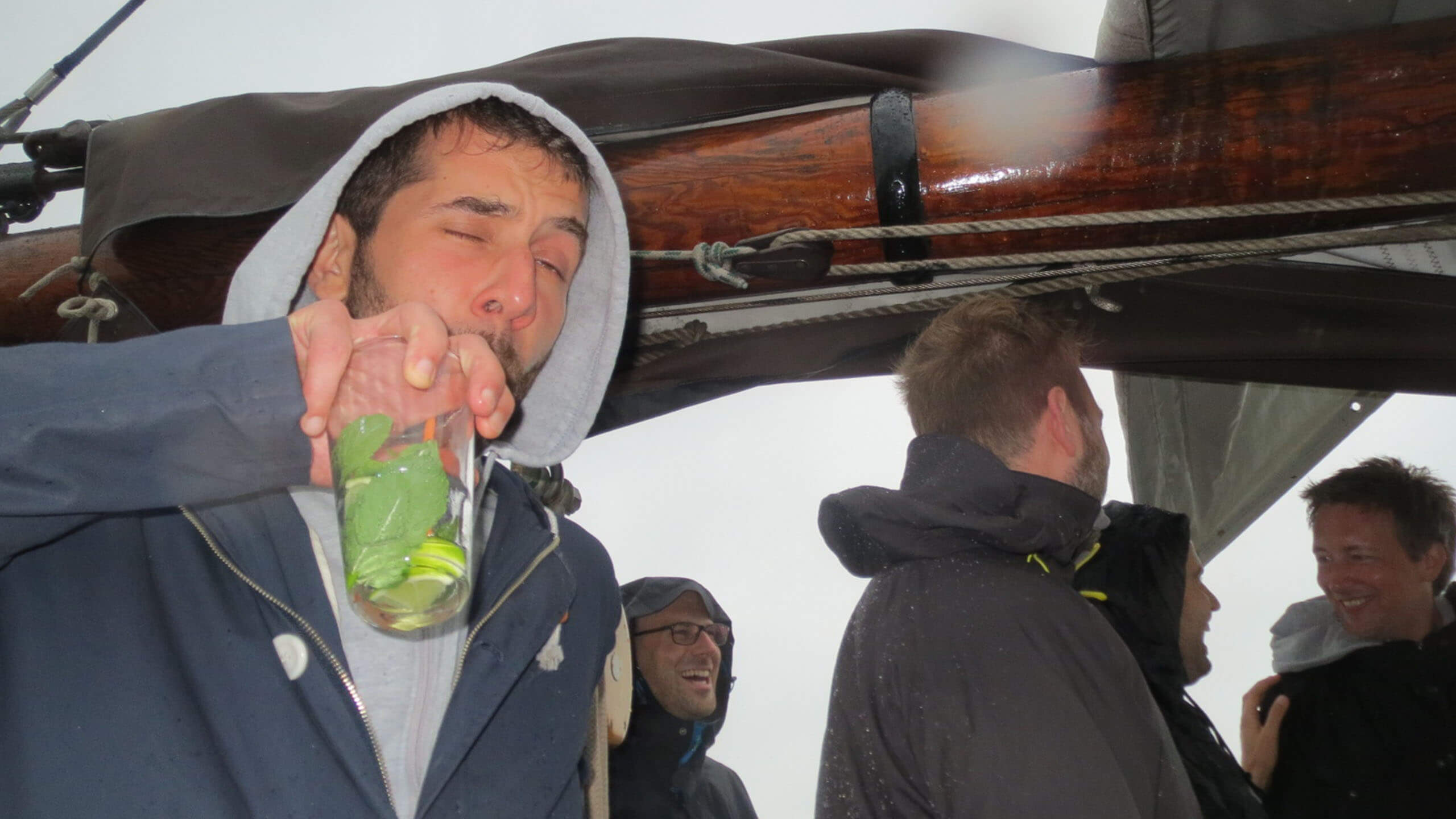 Aclewe Werbe&shy;agentur bei Bootsausflug Event
