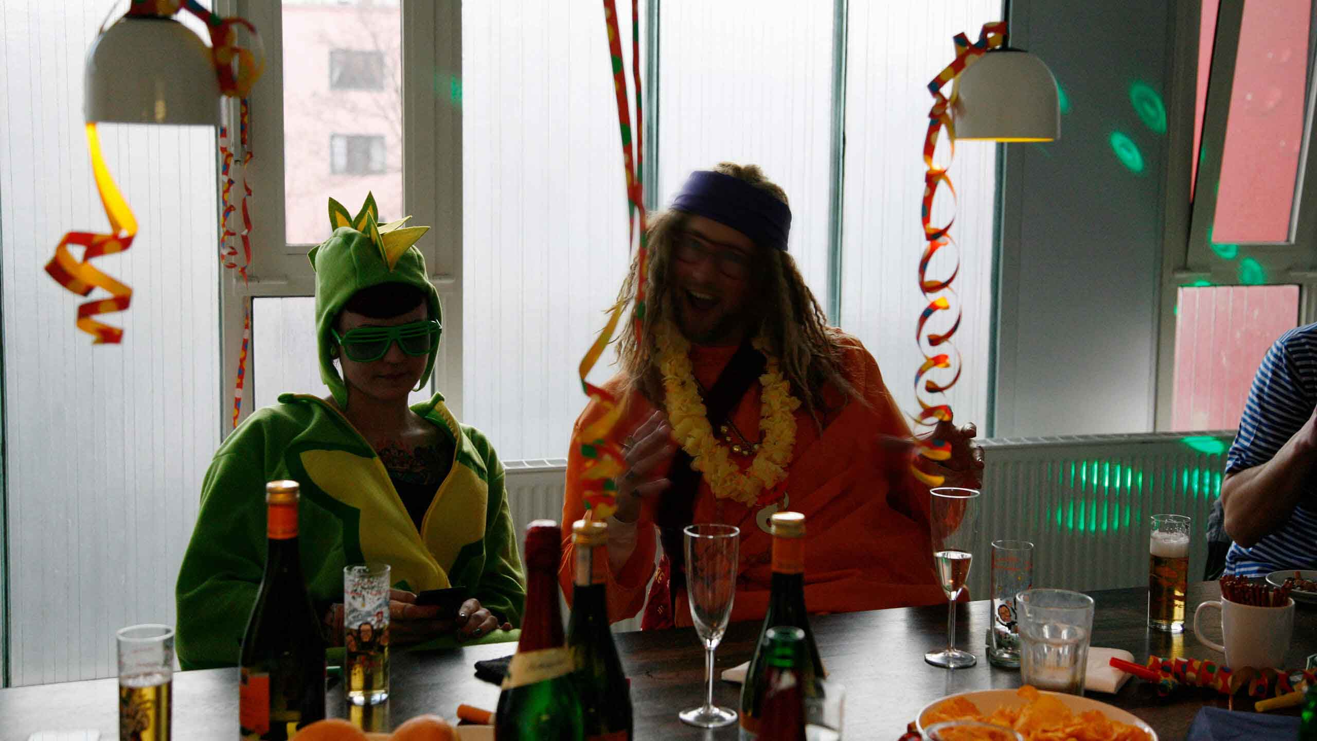 Aclewe Werbe&shy;agentur bei Karnevalsparty